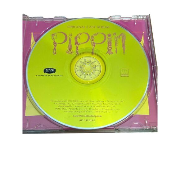 Vintage 2000 Pippin Broadway Original Cast Album CD Bonus Tracks Michael Jackson - Picture 4 of 4